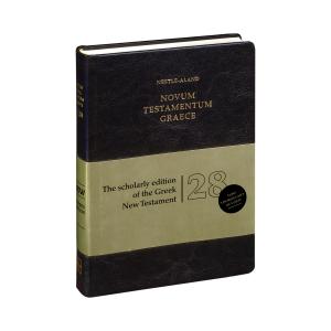 Nuevo Testamento Griego Nestle-Aland 28ava Edición (Imitación Piel Negra)