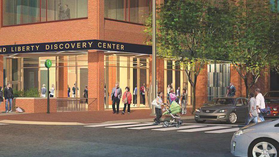 Rendering of Faith and Liberty Discovery Center building